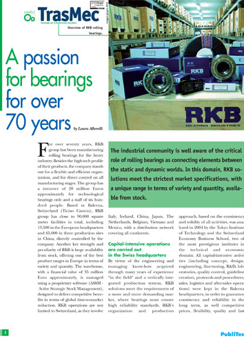 A passion for bearings for over 70 years