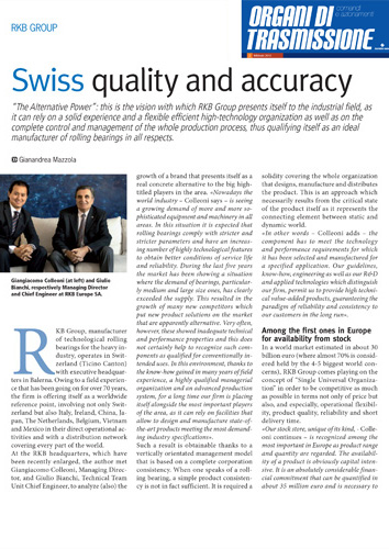 Swiss quality and accuracy