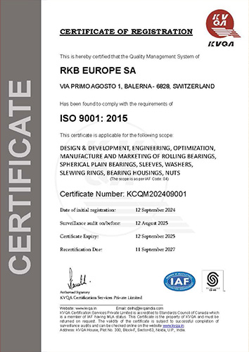 ISO certification 9001